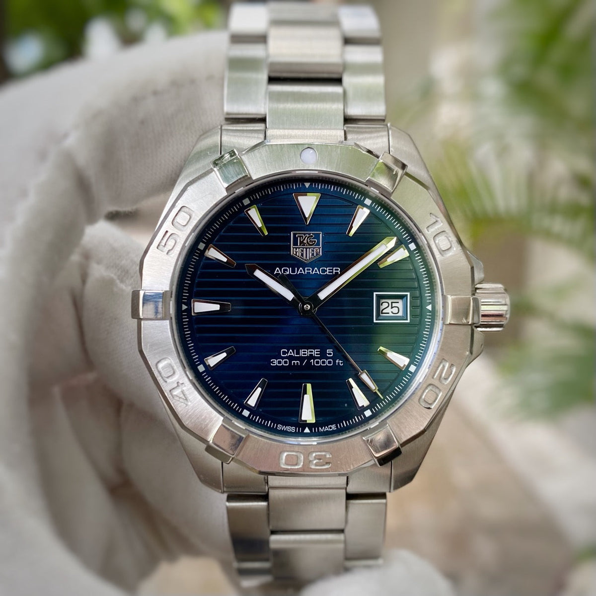 Shop Authentic Tag Heuer Aquaracer Blue Dial Watch for Men - WAY2112.BA0928 - Luxxuri