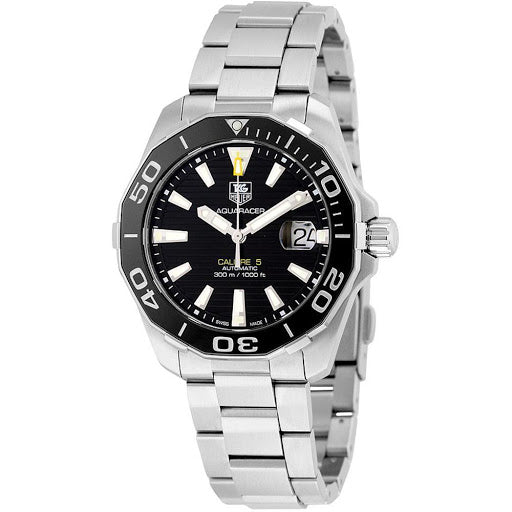 Shop Authentic Tag Heuer Aquaracer Black Dial Watch for Men - WAY211A.BA0928 - Luxxuri
