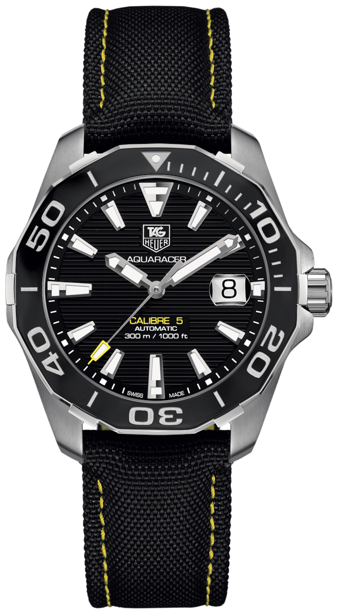 Shop Authentic Tag Heuer Aquaracer Black Dial Watch for Men - WAY211A.FC6362 - Luxxuri
