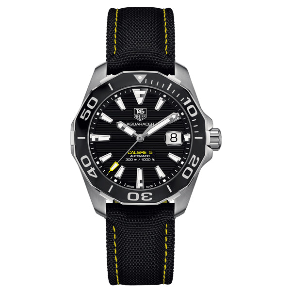 Shop Authentic Tag Heuer Aquaracer Black Dial Watch for Men - WAY211A.FC6362 - Luxxuri