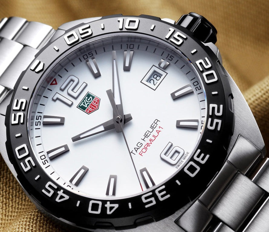 Shop Authentic Tag Heuer Formula 1 White Dial Watch for Men - WAZ1111.BA0875 - Luxxuri