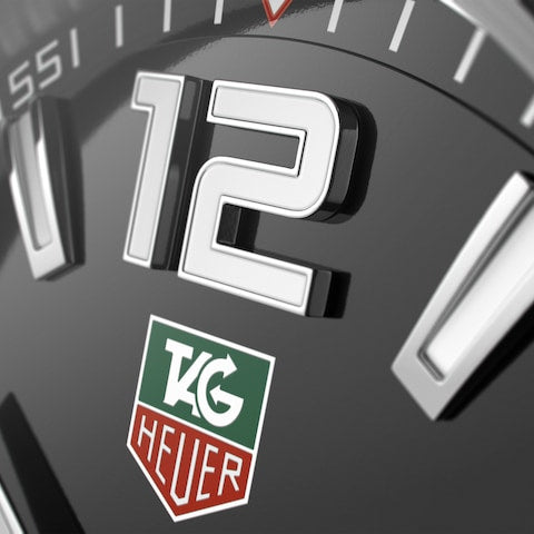Shop Authentic Tag Heuer Formula 1 Stainless Steel 41mm Black Dial Silver Steel Strap Watch for Men - WAZ1112.BA0875 - Luxxuri
