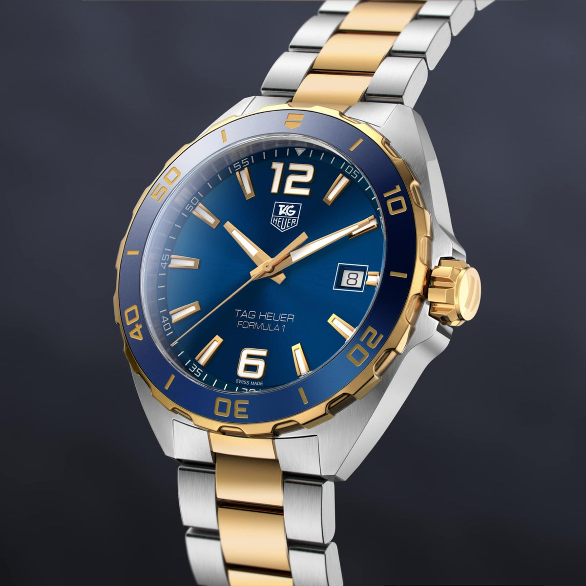 Shop Authentic Tag Heuer Formula Blue Dial Watch for Men - WAZ1120.BB0879 - Luxxuri