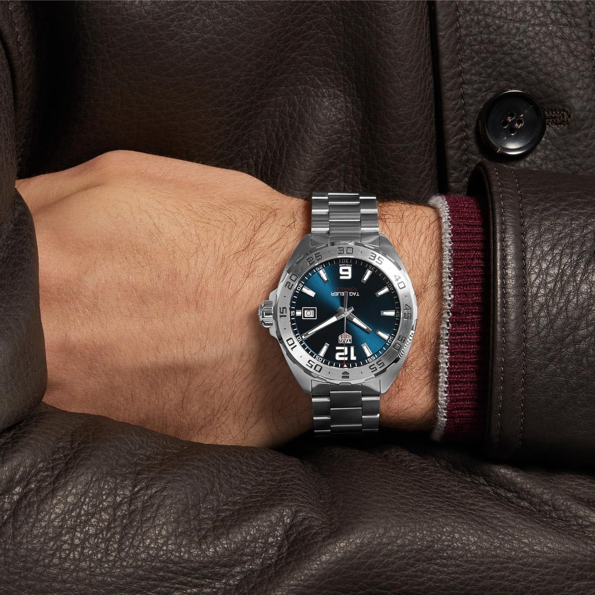 Shop Authentic Tag Heuer Formula 1 Blue Dial Silver Steel Strap Watch for Men - WAZ1118.BA0875 - Luxxuri
