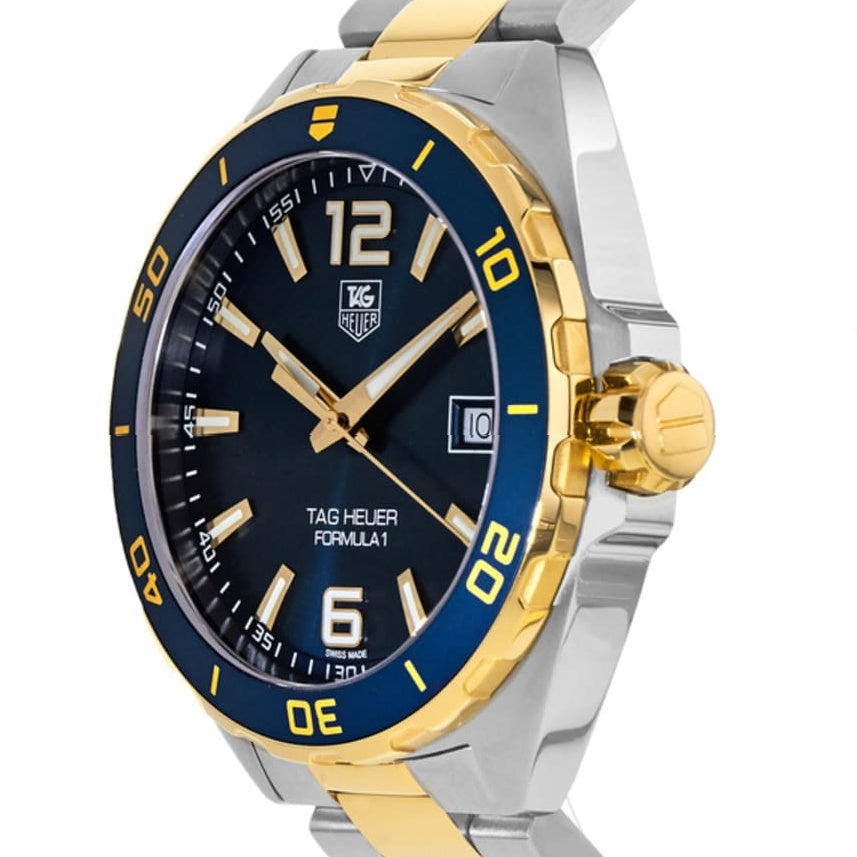 Shop Authentic Tag Heuer Formula Blue Dial Watch for Men - WAZ1120.BB0879 - Luxxuri