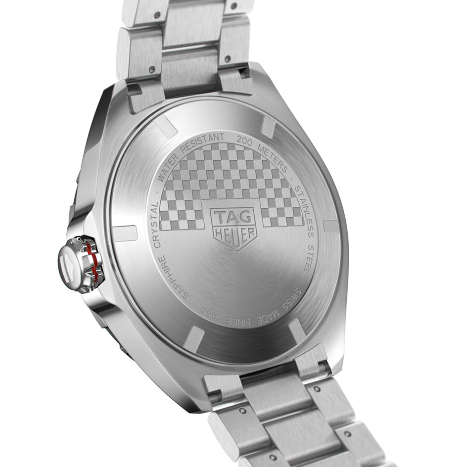 Shop Authentic Tag Heuer Formula 1 Calibre 5 Chronograph Anthracite Dial Silver Steel Strap Watch for Men - WAZ2011.BA0842 - Luxxuri