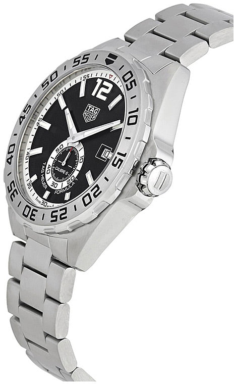 Shop Authentic Tag Heuer Formula 1 Automatic Black Dial Silver Steel Strap Watch for Men - WAZ2012.BA0842 - Luxxuri
