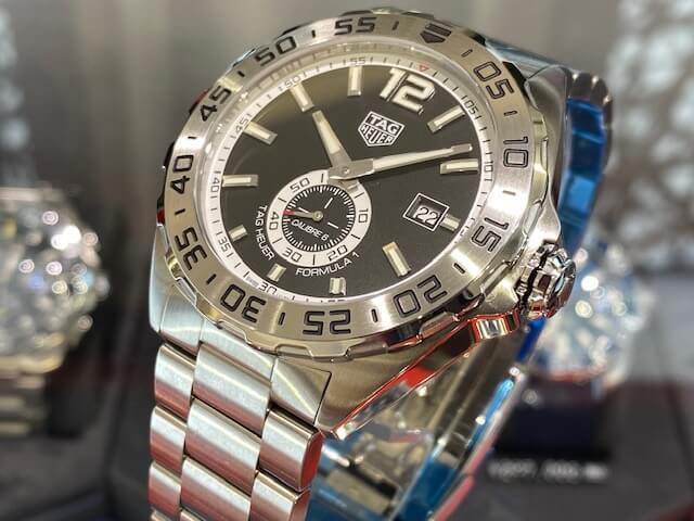 Shop Authentic Tag Heuer Formula 1 Automatic Black Dial Silver Steel Strap Watch for Men - WAZ2012.BA0842 - Luxxuri