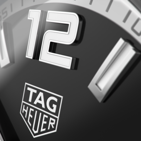 Shop Authentic Tag Heuer Formula 1 Automatic Black Dial Silver Steel Strap Watch for Men - WAZ2012.BA0842 - Luxxuri