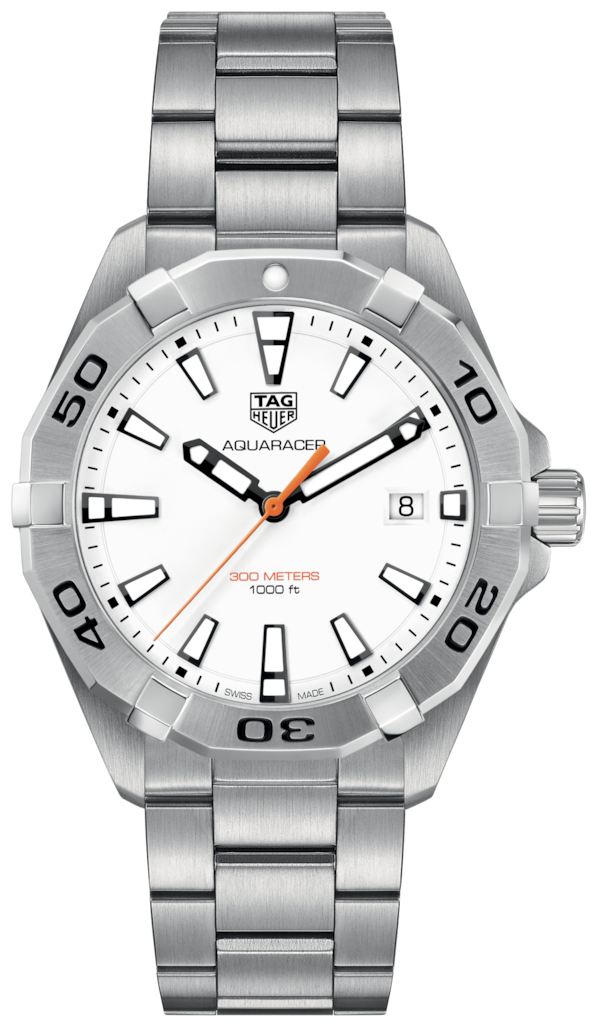 Shop Authentic Tag Heuer Aquaracer White Dial Watch for Men - WBD1111.BA0928 - Luxxuri
