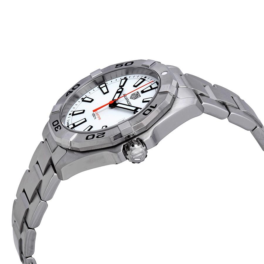 Shop Authentic Tag Heuer Aquaracer White Dial Watch for Men - WBD1111.BA0928 - Luxxuri