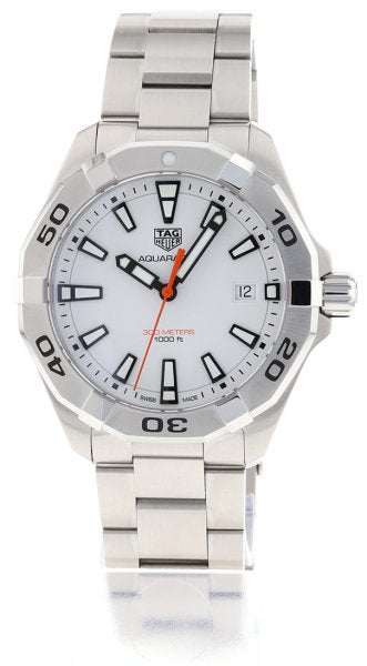 Shop Authentic Tag Heuer Aquaracer White Dial Watch for Men - WBD1111.BA0928 - Luxxuri
