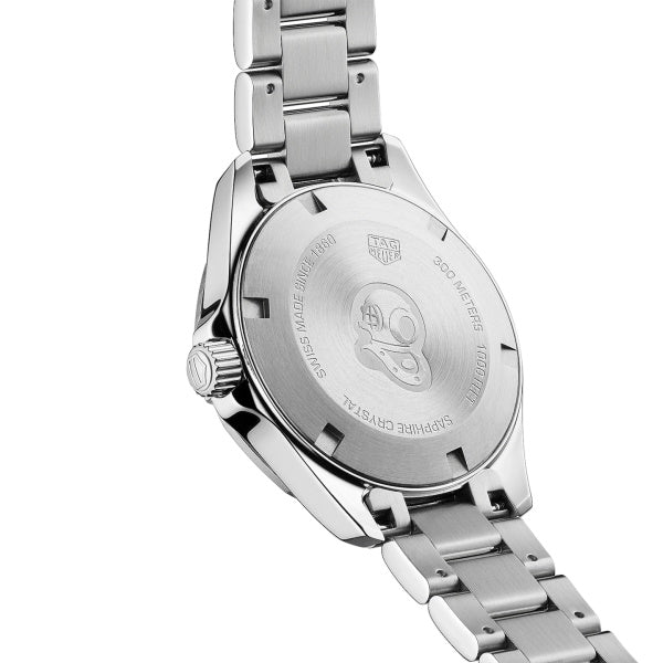 Shop Authentic Tag Heuer Aquaracer White Mother of Pearl Dial Watch for Women - WBD1314.BA0740 - Luxxuri