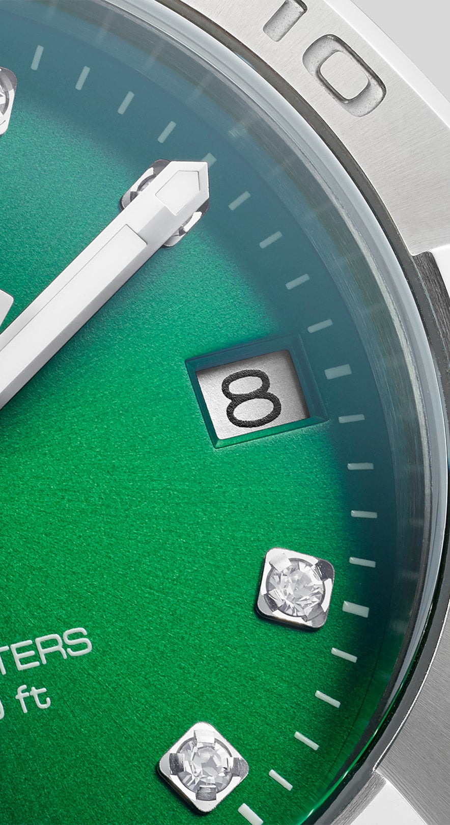 Shop Authentic Tag Heuer Aquaracer Diamonds Emerald Green Dial Watch for Women - WBD1316.BA0740 - Luxxuri