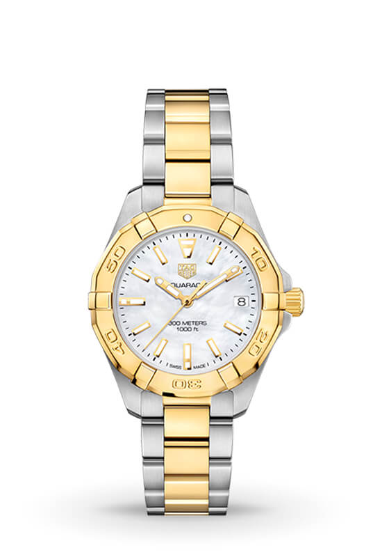 Shop Authentic Tag Heuer Aquaracer Mother of Pearl Dial Watch for Women - WBD1320.BB0320 - Luxxuri