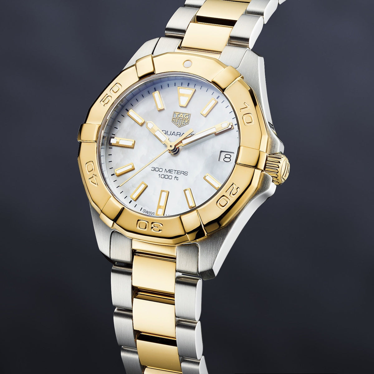 Shop Authentic Tag Heuer Aquaracer Mother of Pearl Dial Watch for Women - WBD1320.BB0320 - Luxxuri