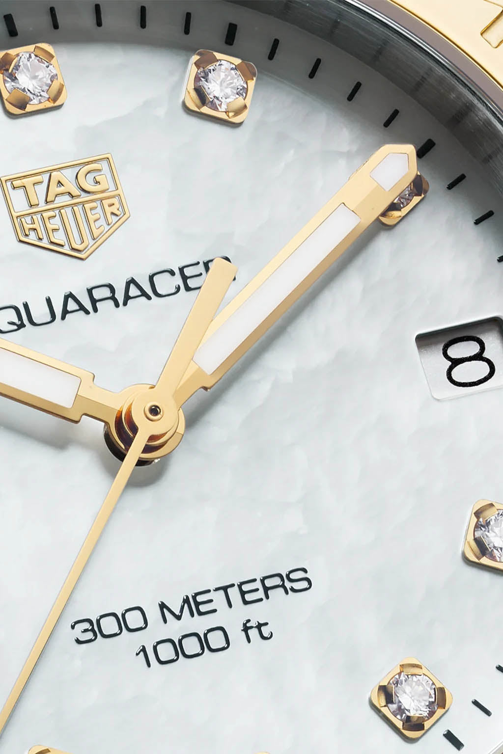 Shop Authentic Tag Heuer Aquaracer White Mother of Pearl Dial Watch for Women - WBD1322.BB0320 - Luxxuri