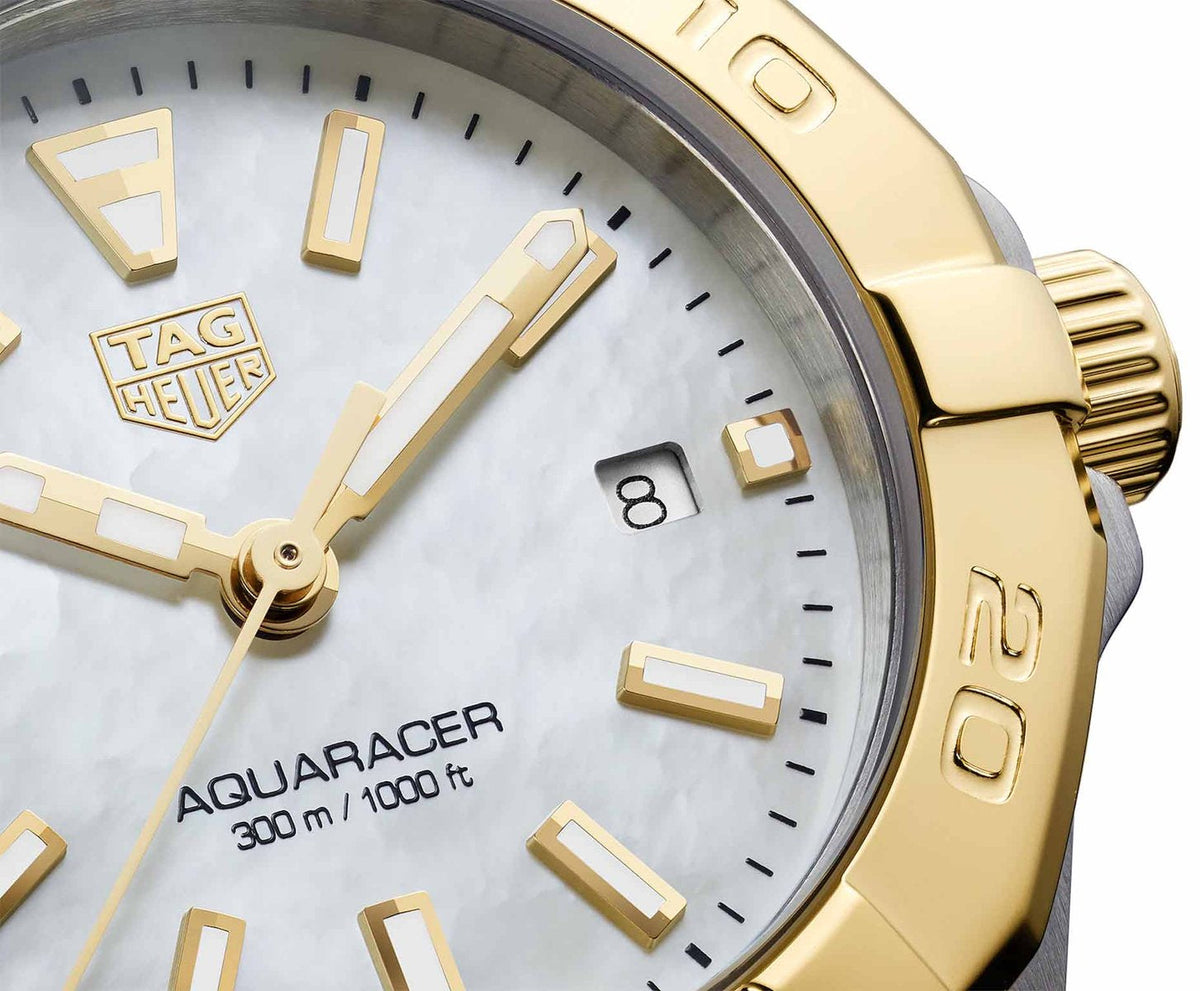 Shop Authentic Tag Heuer Aquaracer Mother of Pearl Dial Watch for Women - WBD1320.BB0320 - Luxxuri