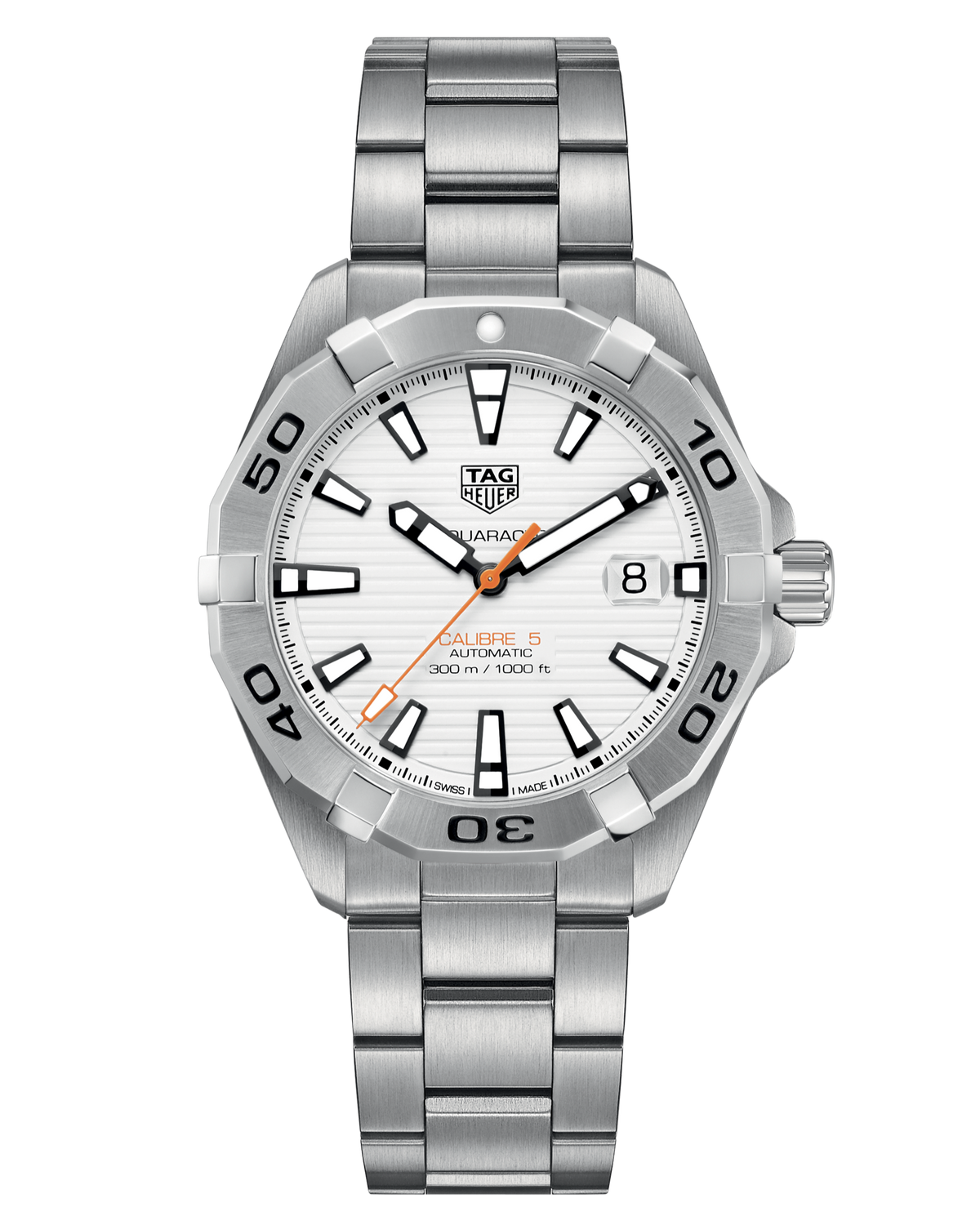 Shop Authentic Tag Heuer Aquaracer White Dial Watch for Men - WBD1111.BA0928 - Luxxuri