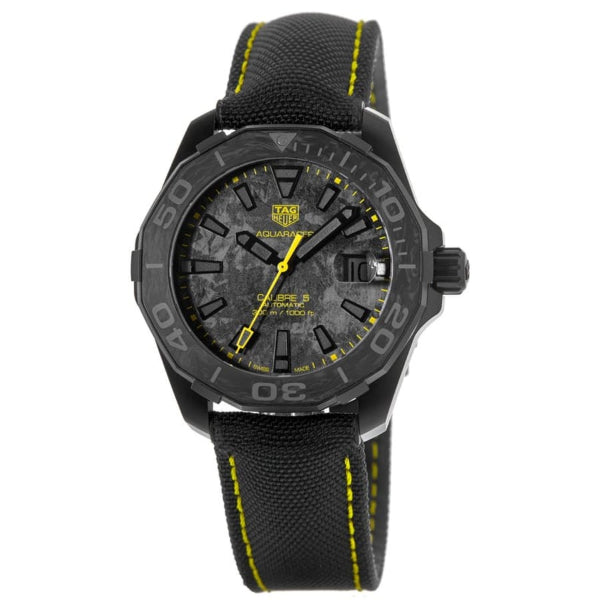 Shop Authentic Tag Heuer Aquaracer Carbon Dial Watch for Men - WBD218B.FC6446 - Luxxuri