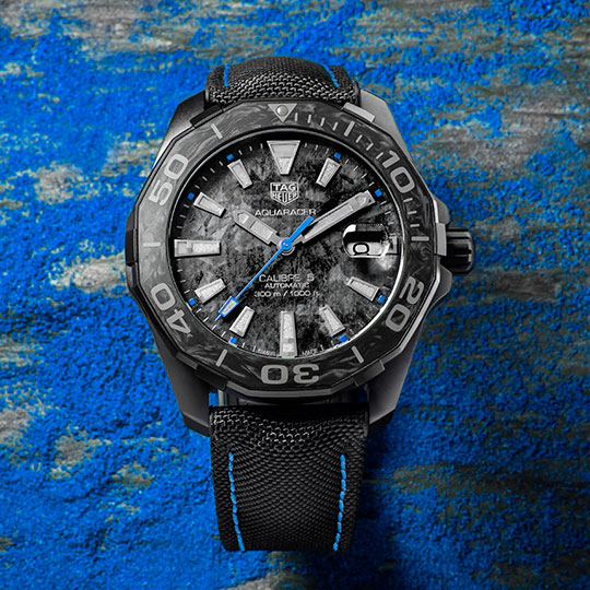 Shop Authentic Tag Heuer Aquaracer Carbon Dial Watch for Men - WBD218C.FC6447 - Luxxuri