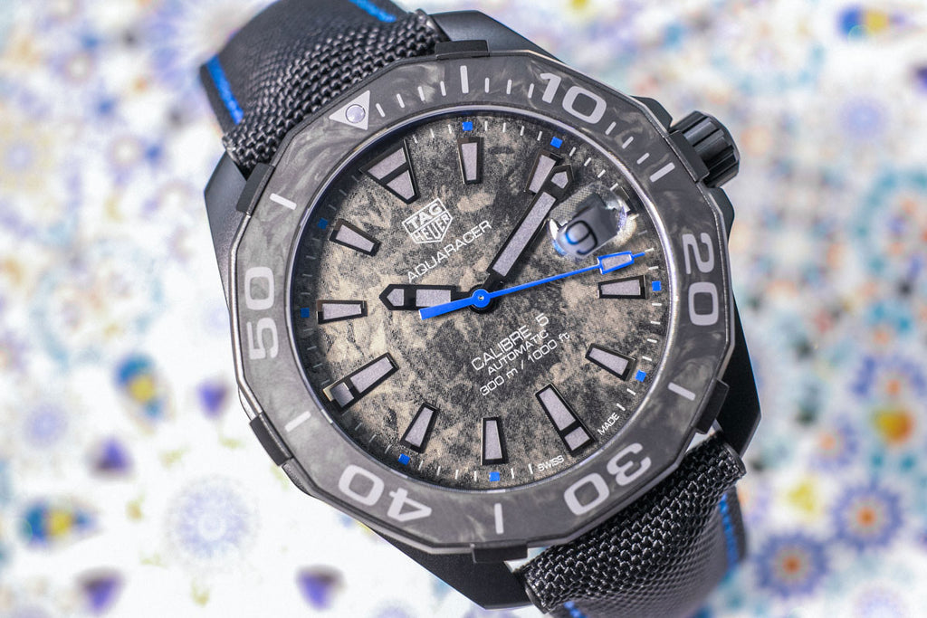 Shop Authentic Tag Heuer Aquaracer Carbon Dial Watch for Men - WBD218C.FC6447 - Luxxuri