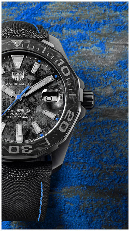 Shop Authentic Tag Heuer Aquaracer Carbon Dial Watch for Men - WBD218C.FC6447 - Luxxuri