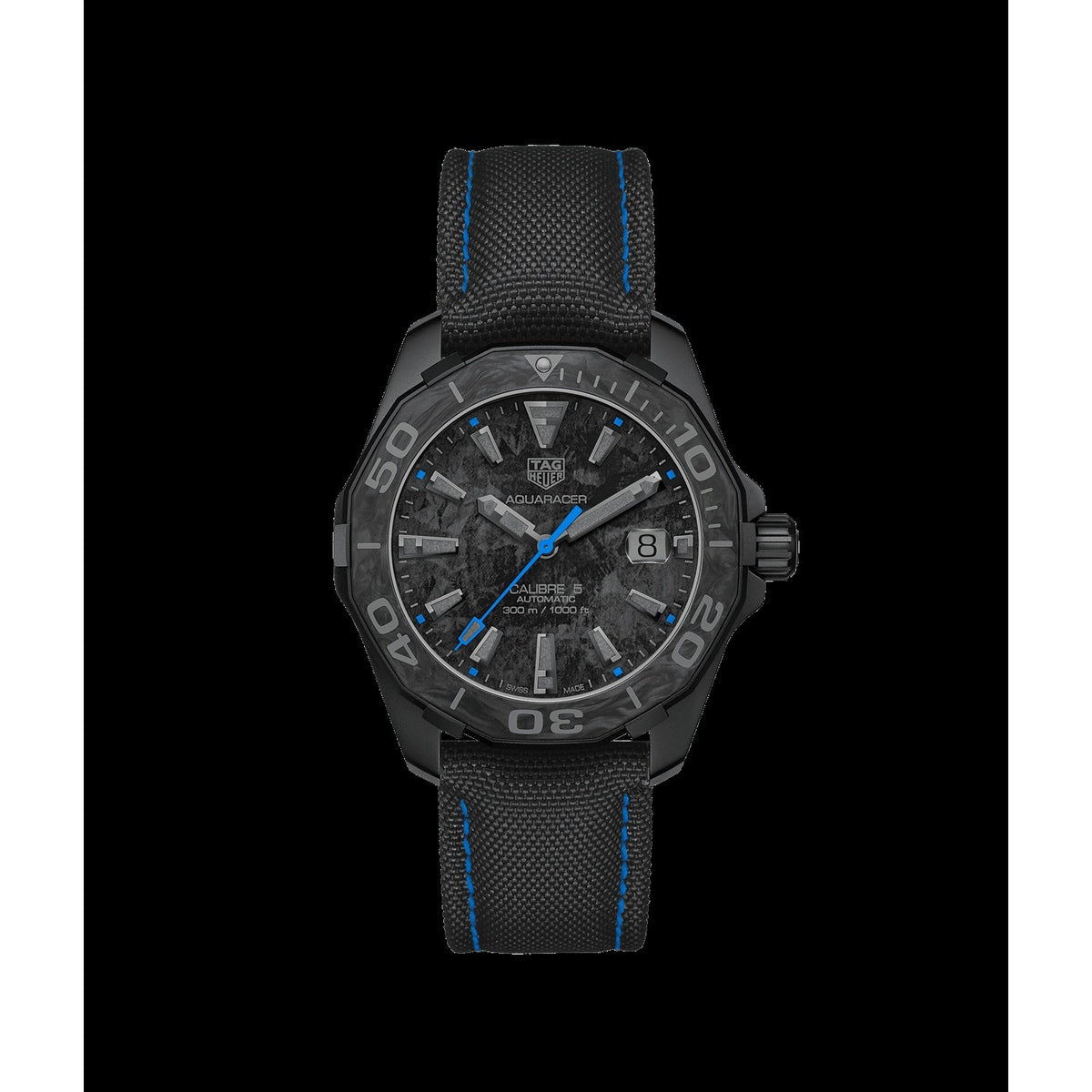 Shop Authentic Tag Heuer Aquaracer Carbon Dial Watch for Men - WBD218C.FC6447 - Luxxuri