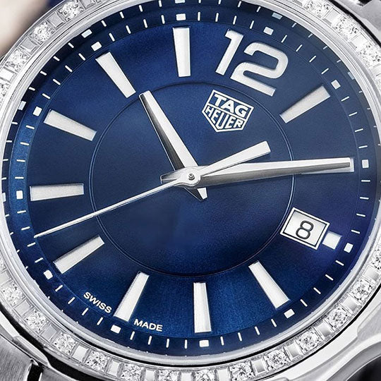 Shop Authentic Tag Heuer Formula 1 Quartz Diamonds Blue Dial Silver Steel Strap Watch for Women - WBJ1316.BA0666 - Luxxuri