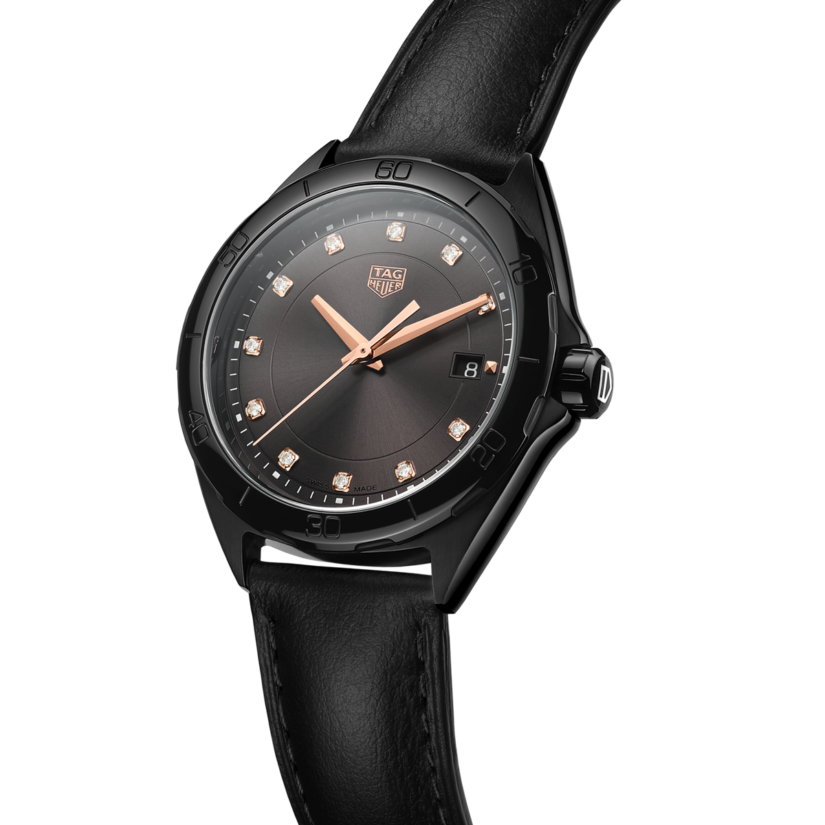 Shop Authentic Tag Heuer Formula 1 Diamonds Black Dial Watch for Women - WBJ1317.FC8230 - Luxxuri