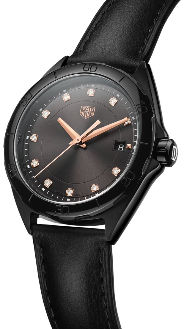 Shop Authentic Tag Heuer Formula 1 Diamonds Black Dial Watch for Women - WBJ1317.FC8230 - Luxxuri