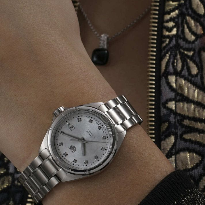Shop Authentic Tag Heuer Formula 1 Diamonds Mother of Pearl White Dial Watch for Women - WBJ1319.BA0666 - Luxxuri
