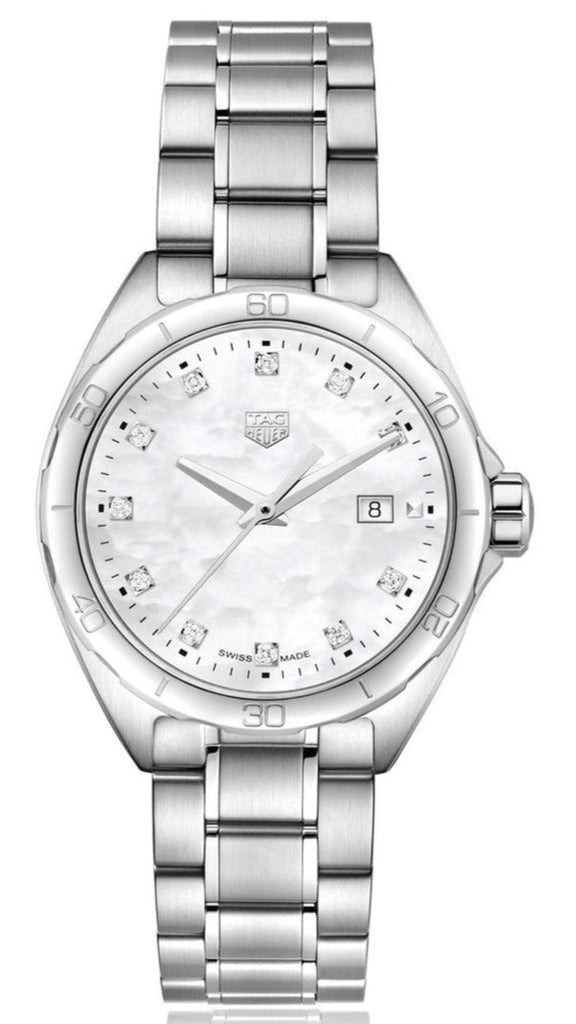 Shop Authentic Tag Heuer Formula 1 Diamonds Mother of Pearl White Dial Watch for Women - WBJ1319.BA0666 - Luxxuri