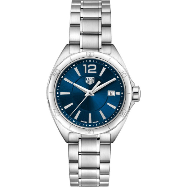 Shop Authentic Tag Heuer Formula 1 Quartz Blue Dial Silver Steel Strap Watch for Women - WBJ1412.BA0664 - Luxxuri