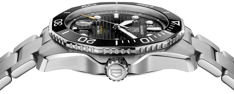Shop Authentic Tag Heuer Aquaracer Professional 300 Automatic Black Dial Silver Steel Strap Watch for Men - WBP201A.BA0632 - Luxxuri
