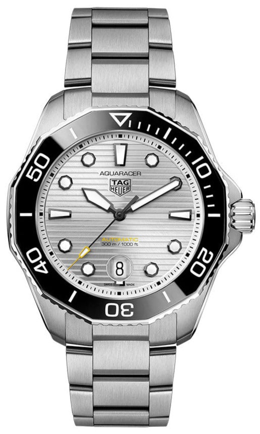 Shop Authentic Tag Heuer Aquaracer Professional 300 Automatic Silver Dial Silver Steel Strap Watch for Men - WBP201C.BA0632 - Luxxuri