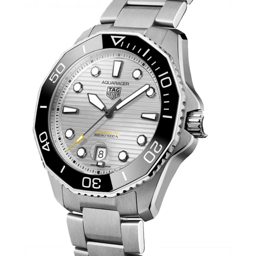 Shop Authentic Tag Heuer Aquaracer Professional 300 Automatic Silver Dial Silver Steel Strap Watch for Men - WBP201C.BA0632 - Luxxuri