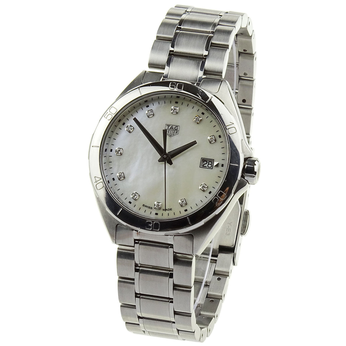Shop Authentic Tag Heuer Formula 1 Diamonds Mother of Pearl White Dial Watch for Women - WBJ1319.BA0666 - Luxxuri