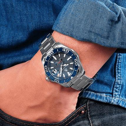 Shop Authentic Tag Heuer Aquaracer Blue Dial Watch for Men - WAY211C.BA0928 - Luxxuri