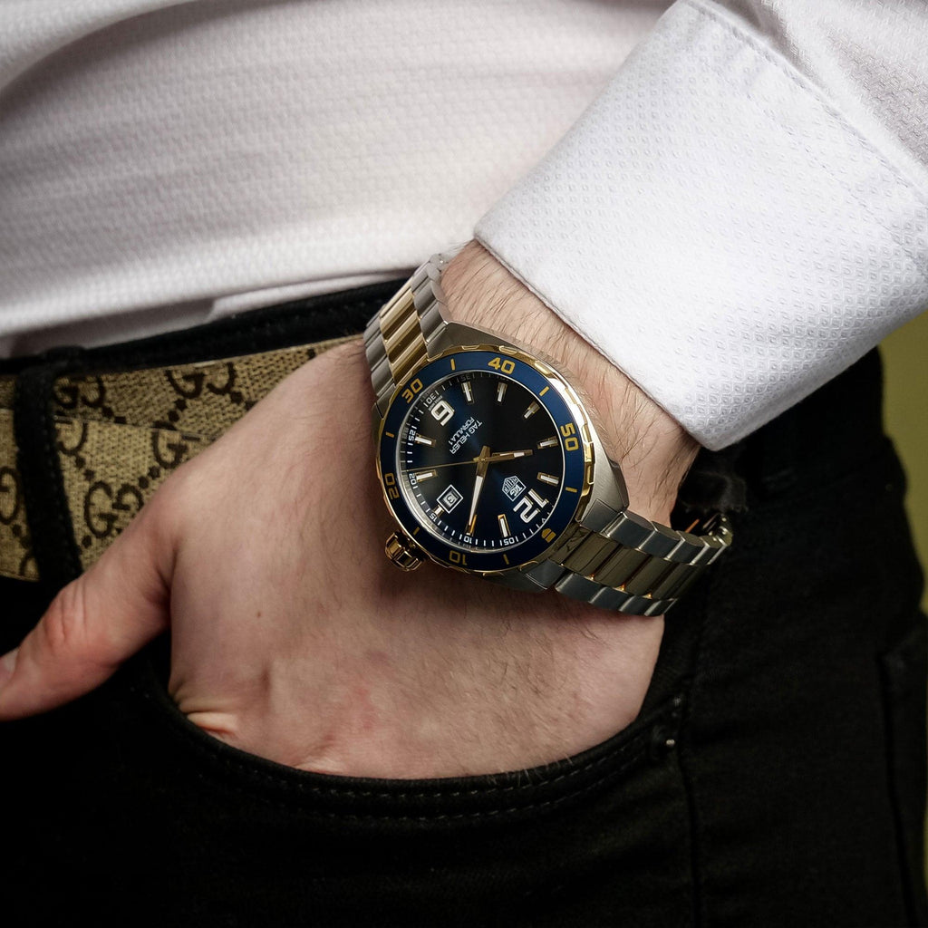 Shop Authentic Tag Heuer Formula Blue Dial Watch for Men - WAZ1120.BB0879 - Luxxuri