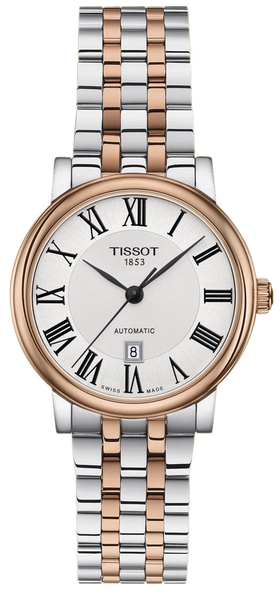 Shop Authentic Tissot T Classic Carson Premium 30 White Dial Two Tone Steel Strap Watch for Women - T122.207.22.033.00 - Luxxuri