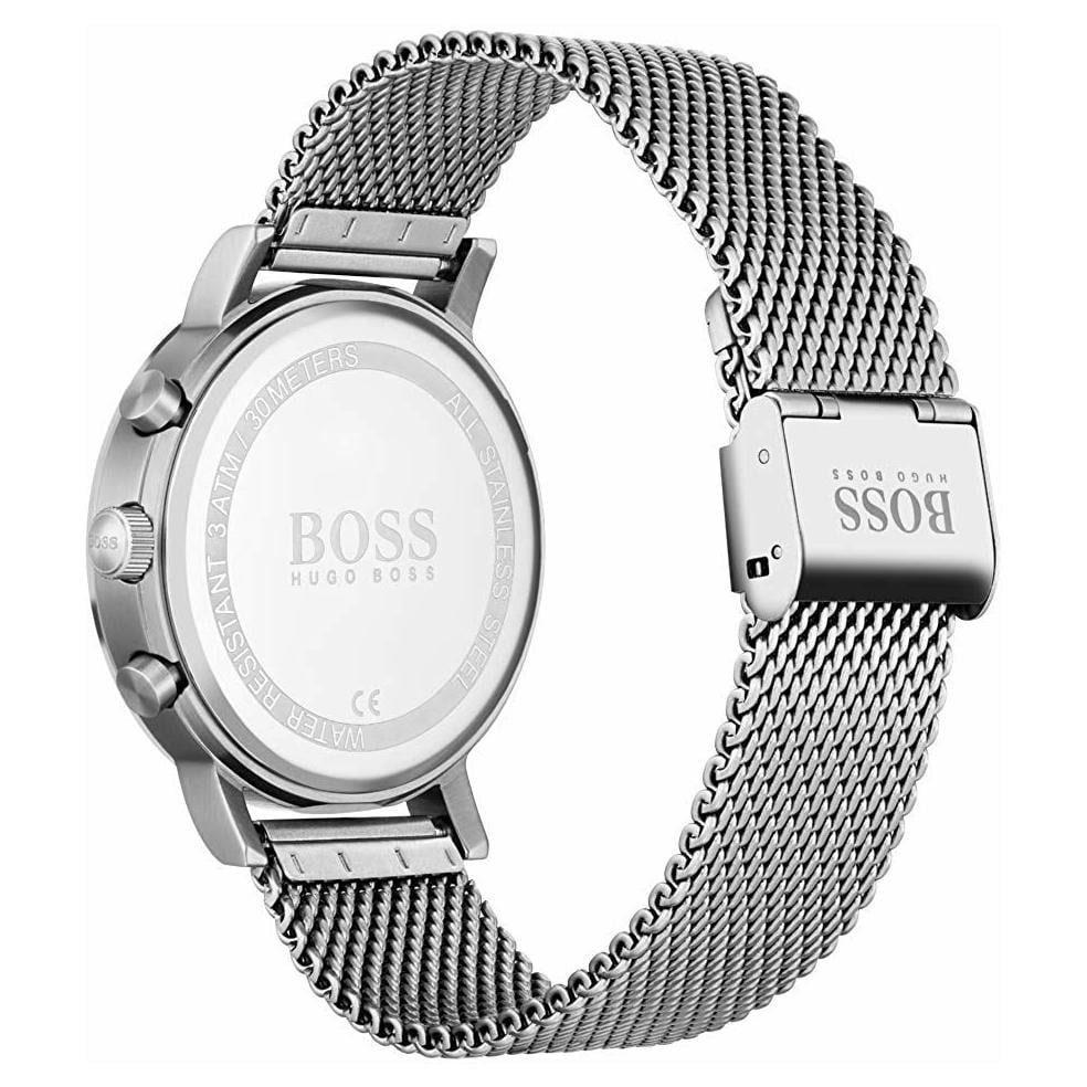 Shop Authentic Hugo Boss Spirit Brown Dial Silver Mesh Bracelet Watch for Men - 1513694 - Luxxuri