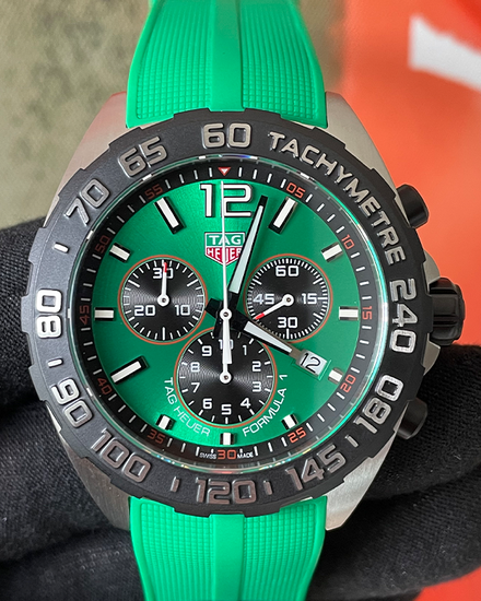 Shop Authentic Tag Heuer Formula 1 Green Dial Watch for Men - CAZ101AP.FT8056 - Luxxuri