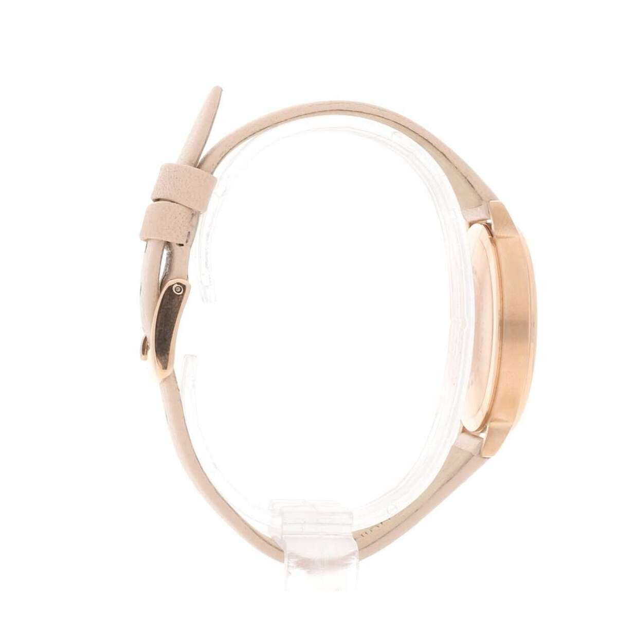 Shop Authentic Emporio Armani Kappa Rose Gold & White Dial Beige Nude Leather Strap Watch For Women - AR2510 - Luxxuri