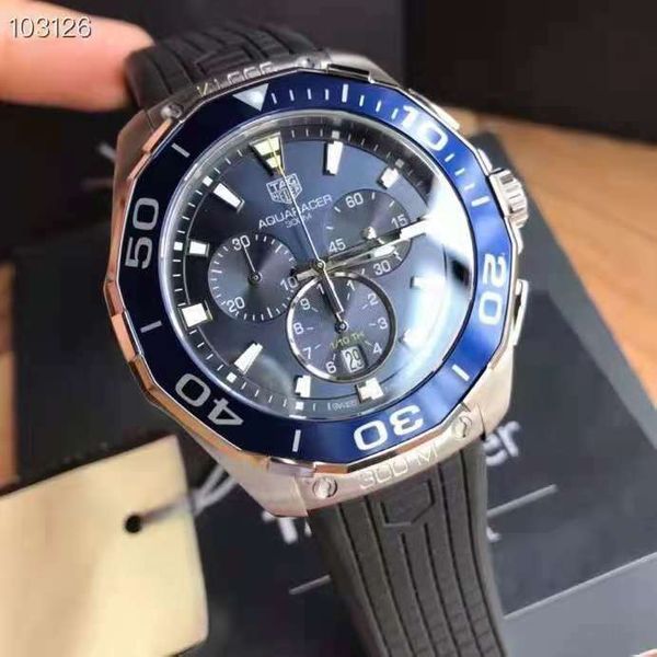 Shop Authentic Tag Heuer Aquaracer Blue Dial Watch for Men - CAY111B.FT6041 - Luxxuri