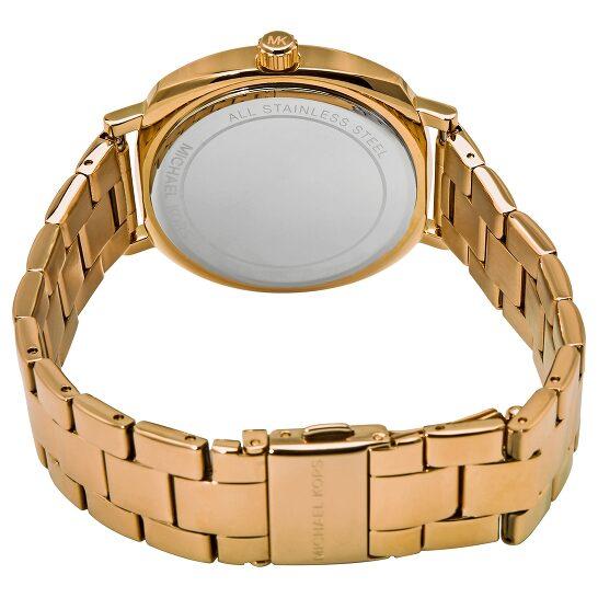 Shop Authentic Michael Kors Nia Quartz Gold Dial Gold Steel Strap Watch For Women - MK3989 - Luxxuri