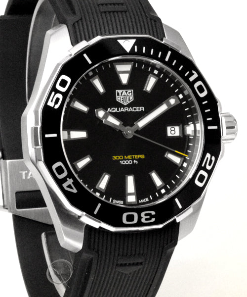 Shop Authentic Tag Heuer Aquaracer Black Dial Watch for Men - WAY111A.FT6151 - Luxxuri