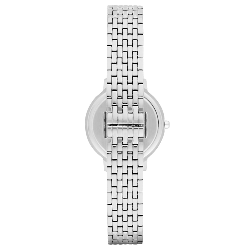 Shop Authentic Emporio Armani Kappa Mother of Pearl Dial Silver Mesh Bracelet Watch For Women - AR2511 - Luxxuri