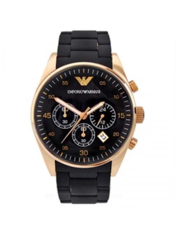 Shop Authentic Emporio Armani Sportivo Black Dial Black Steel Strap Watch For Women - AR5906 - Luxxuri