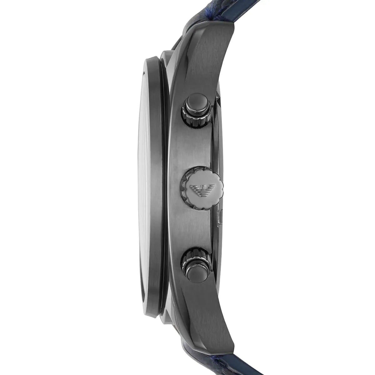Shop Authentic Emporio Armani Sportivo Chronograph Blue Dial Blue Leather Strap Watch For Men - AR6126 - Luxxuri